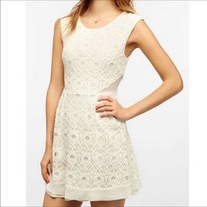 Ivory Lace Minidress
